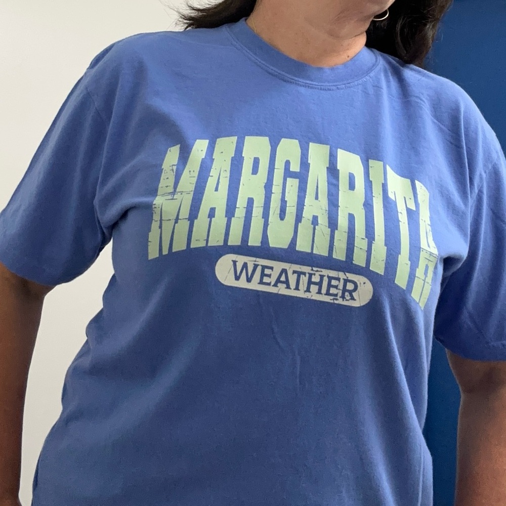 Comfort Colors Margarita WeatherTee, Size L & XL, Mystic Blue Color, never used - Picture 3 of 3